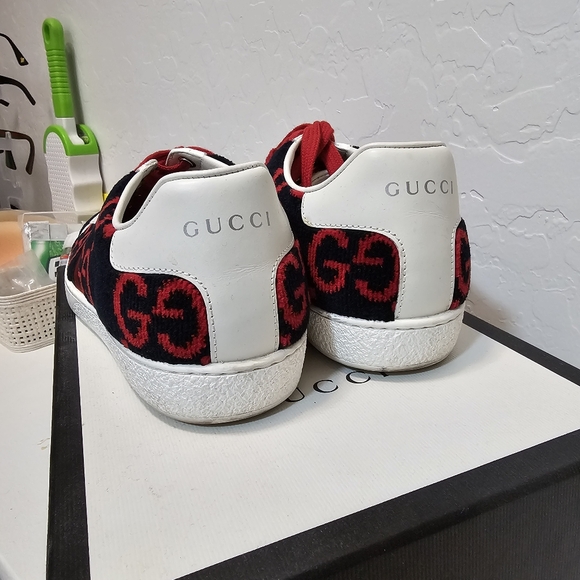 Authentic Gucci Ace Sneakers Shoes - Picture 4 of 10